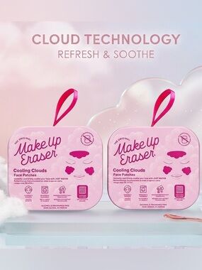 MakeUp Eraser Cooling Clouds Face Patches | 2-Pack | Brand New
